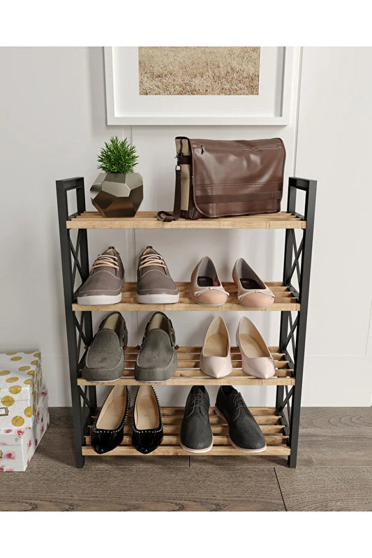 DEKORATİF 4 KATLI AYAKKABILIK