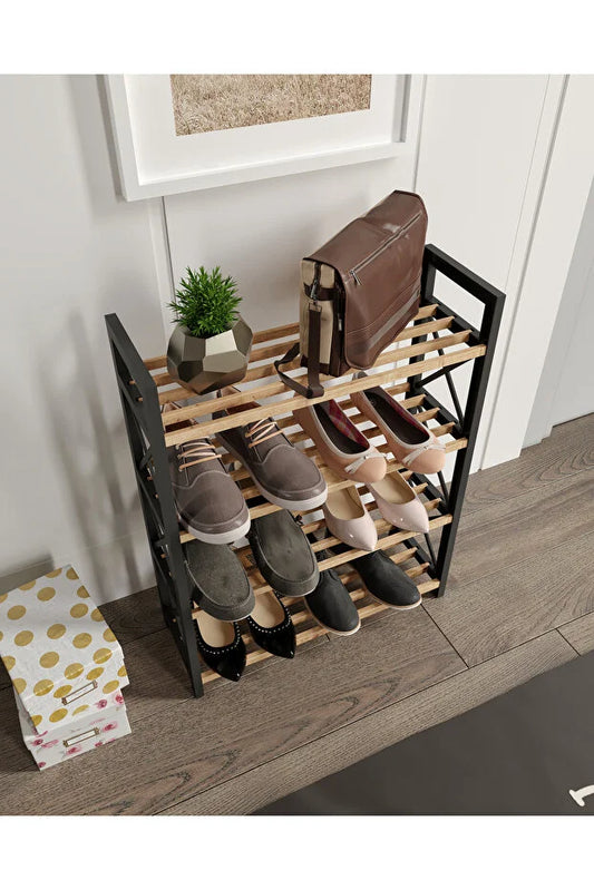 DEKORATİF 4 KATLI AYAKKABILIK