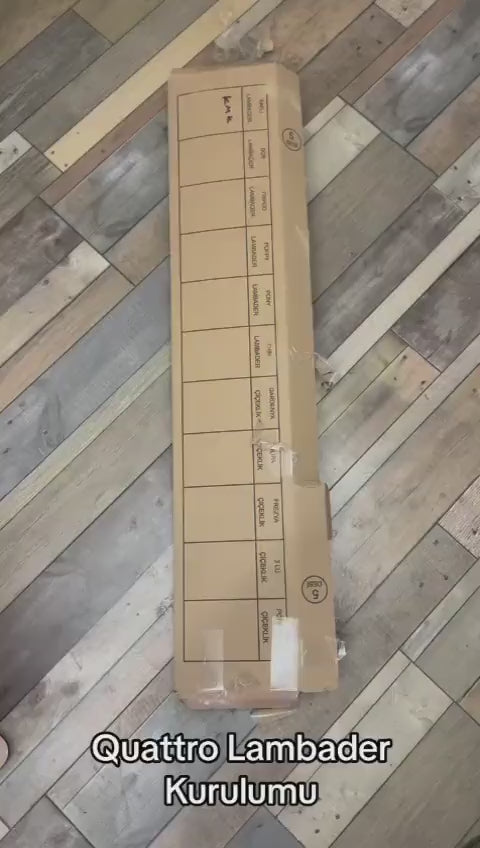 messer Raflı Lambader Barok Ceviz